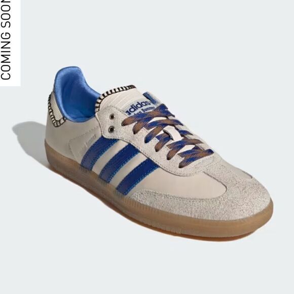 NWT WALES BONNER SAMBA SHOES Wonder Clay Royal Blue Size Men 6/Women 7 - Picture 3 of 15